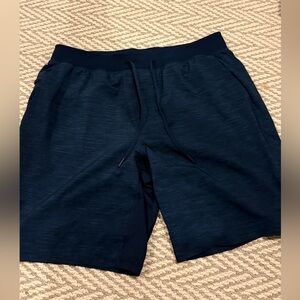 Lululemon Men's Navy Drawcord Performance Shorts